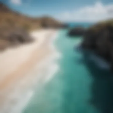 Scenic view of Aruba's coastline with clear waters