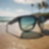 High-performance surf sunglasses with polarized lenses