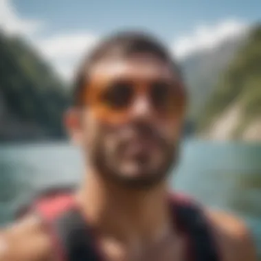 User experience demonstrating the comfort and fit of Costa Ferg sunglasses during water sports