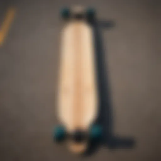 A visual guide to longboard dimensions indicating different sizes suitable for various rider preferences.