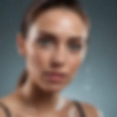 Head Tilt Technique A person tilting their head to the side to remove water