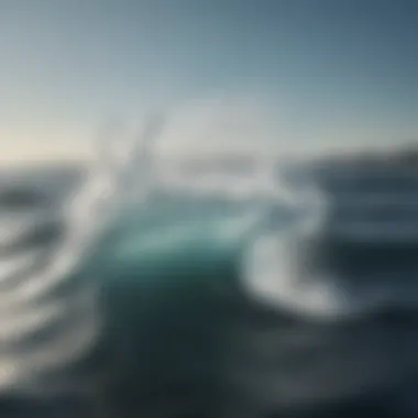 Contemporary Interpretation of Water Movement A contemporary artwork inspired by the movement of water