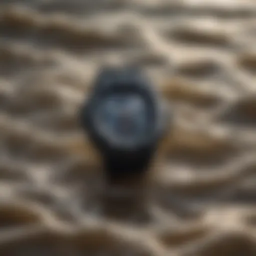 G Shock watch displaying tide patterns