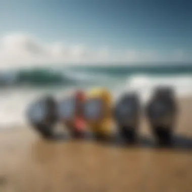 Surf Watch Collection An array of different surf watches on display