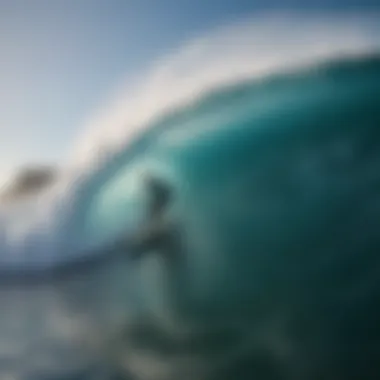 Surfing Techniques in Vibrant Ocean Waves Surfers in the water demonstrating various techniques amidst vibrant ocean waves.