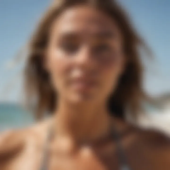 Close-up of sun-kissed tanlines symbolizing outdoor enjoyment