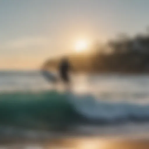 A vibrant surf community gathered on the beach