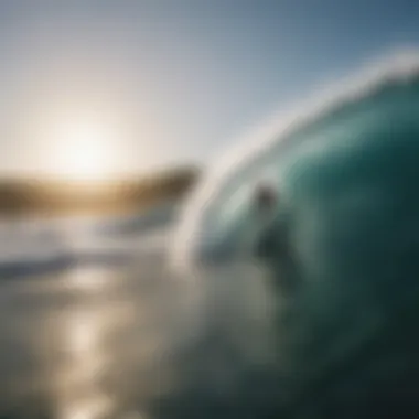 Surfing enthusiasts enjoying artificial waves in a controlled setting