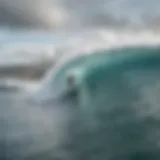 Surfing the powerful waves of North Shore Oahu