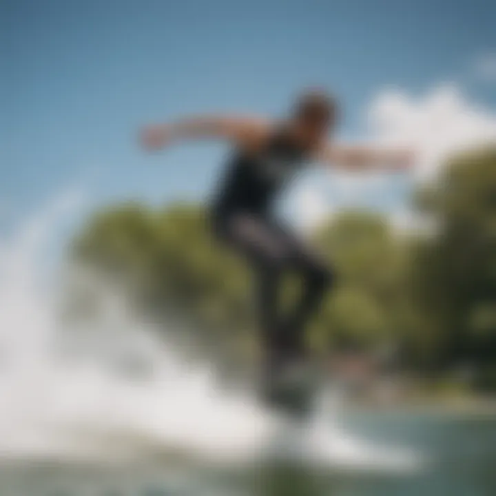 Expert training session for aspiring wakeboarders