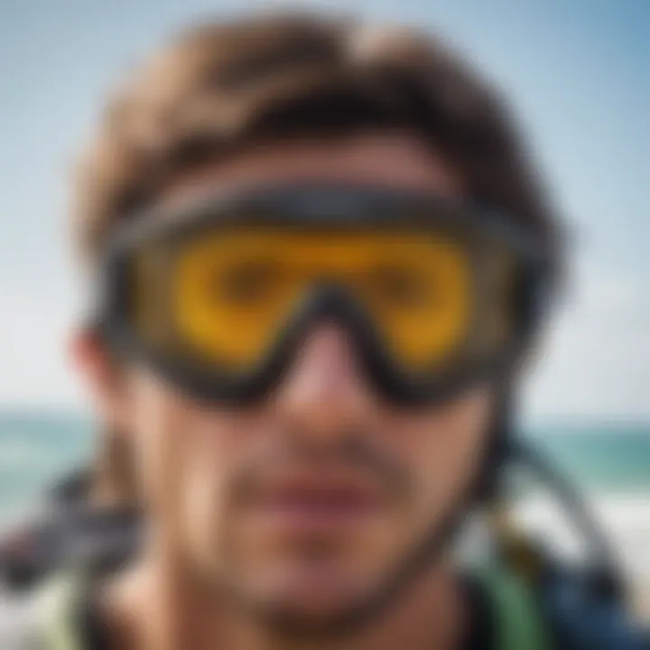 Lens technology for kitesurfing goggles