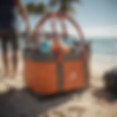 Interior organization of the O'Neill Beach Bag