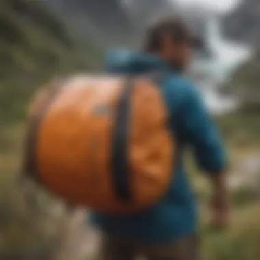 Patagonia Day Bag in a natural outdoor setting