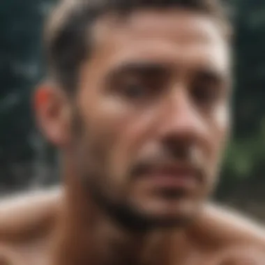 Effective Head Positioning to Alleviate Ear Water Person tilting head to drain water from ear