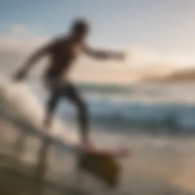 A vibrant surfing community gathered on the beach, showcasing camaraderie