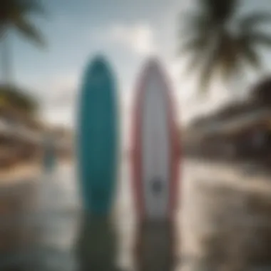 Market overview of surfboards including Wavestorm