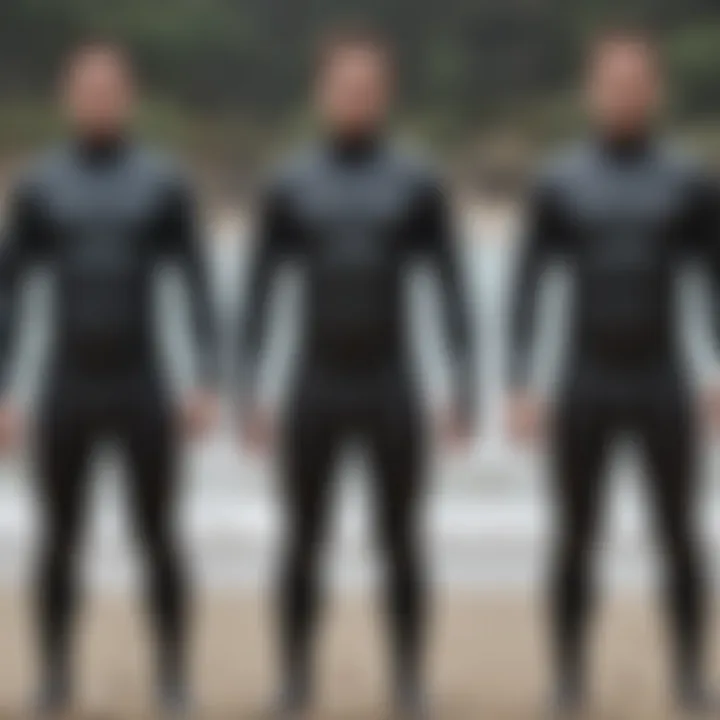 A comparison of different wetsuit styles suitable for tall athletes.